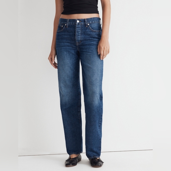 Madewell Denim - Madewell Low Slung Straight Jeans 23
